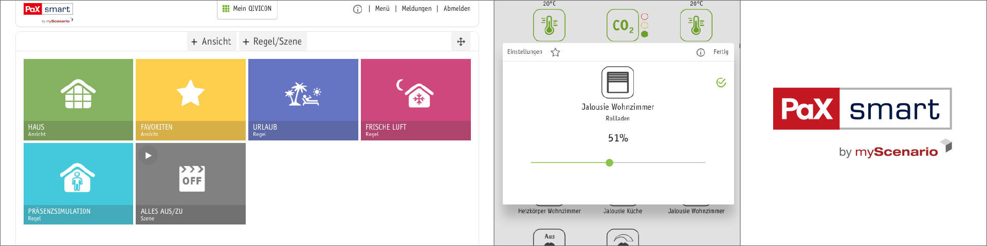 Projekte: Web-App PaXsmart - App-Design